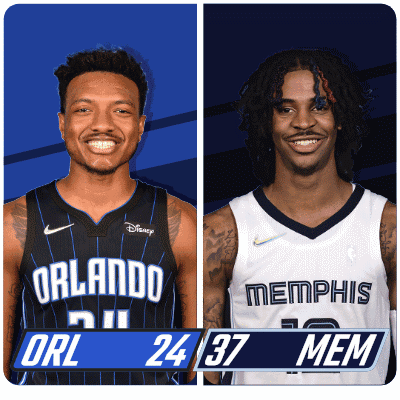 two basketball players from the orlando magic and memphis mem