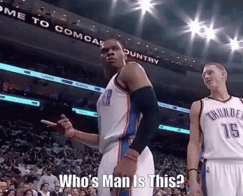 Two Basketball Players In Front Of Crowd, One Wearing Number 15 Jersey GIF