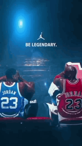 Two Basketball Players Wearing Number 23 Jerseys