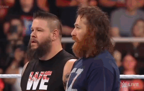Two Bearded Men in a Ring