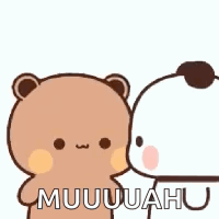Two Bears Kissing
