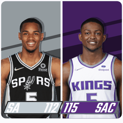 Two Blazers and Spurs Basketball Players
