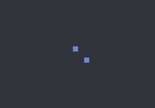 Two Blue Squares Floating