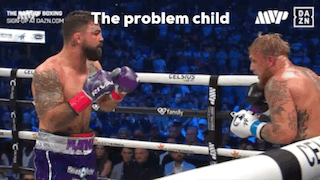 Two Boxers Fighting in Ring