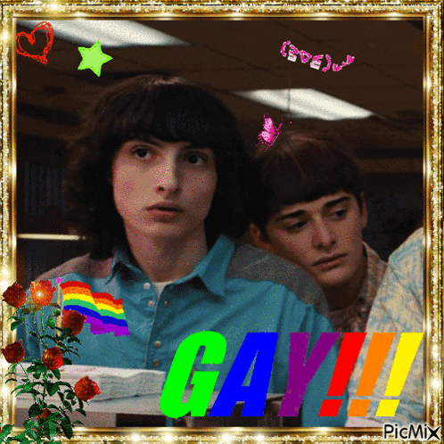 Two Boys in Frame With Gay