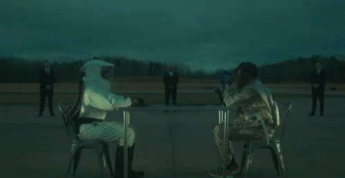 Two Cadet Chilling GIF