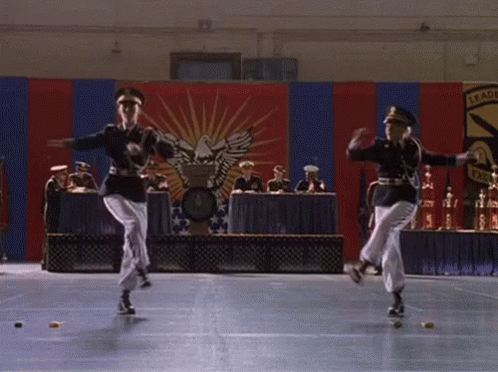 Two Cadet Dancing GIF
