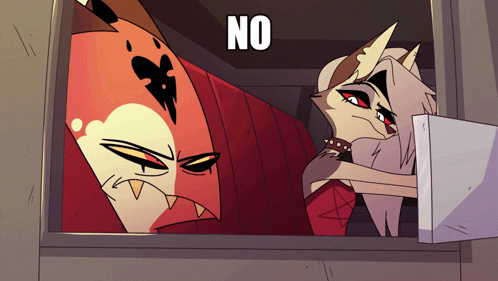 Two Cartoon Characters Looking Out Window No Text GIF
