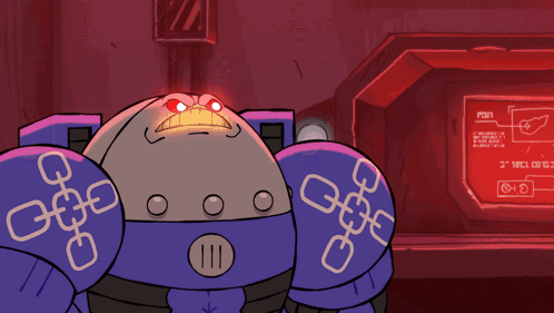 Two Cartoon Characters Standing With Caption I Am Your Captiaaiiiinnn GIF