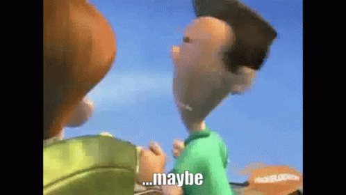 Two Cartoon Characters Talking Maybe GIF