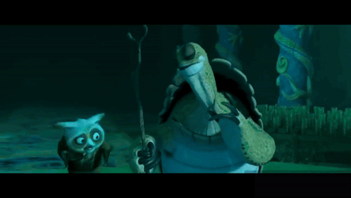 Two Cartoon Characters When It Is Agitated