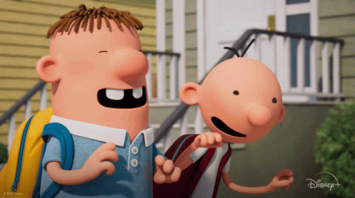 Two Cartoon Characters with Disney Plus