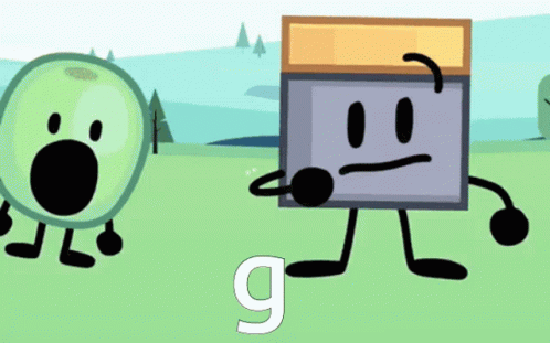 Two Cartoon Characters With Letter G