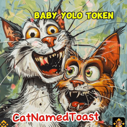 Two Cats Baby Yolo Token Catnamedtoast