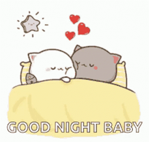 Two Cats Sleeping With Hearts Coming From Mouths