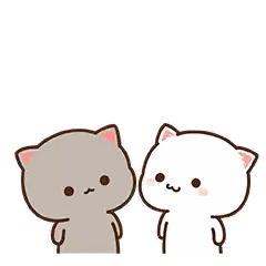 Two Cats With Heart