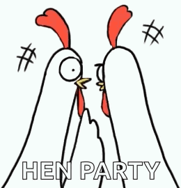 Two Chickens Hen Party GIF