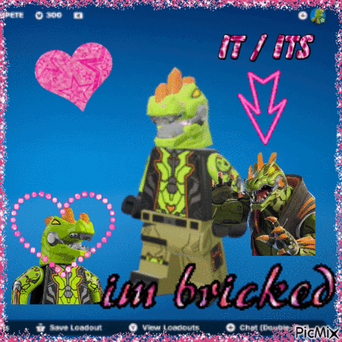 Two Dinosaurs Saying It / Its Slim Bricked