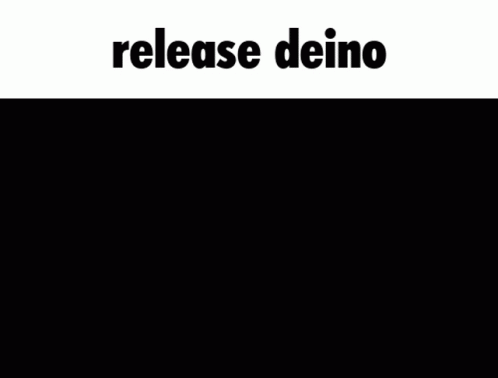 Two Dinosaurs With Release Deino