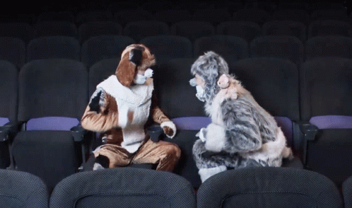 Two Dog Man Fighting GIF