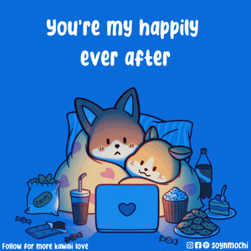 Two Dogs Watching Movie You're My Happily Ever After