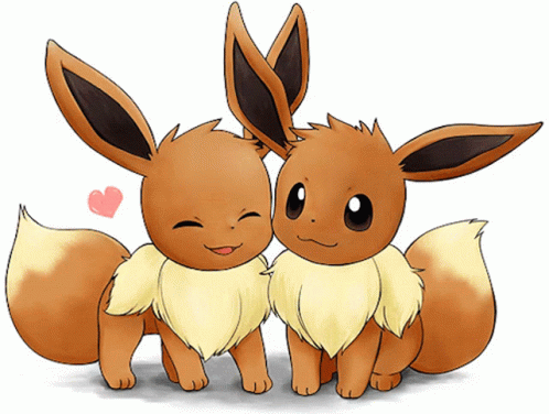 Two Eevee Evolutions GIF