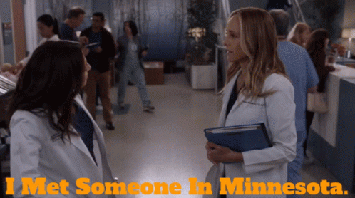 Two Female Doctors Talking In Hospital GIF