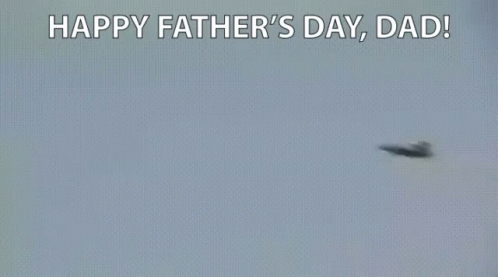 Two Fighter Jets Are Flying In The Sky With The Words Thanks For The Tie Son Written Below Them GIF