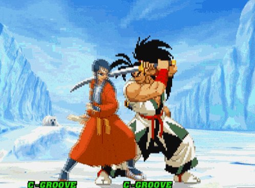 Two Fighters With C-Groove