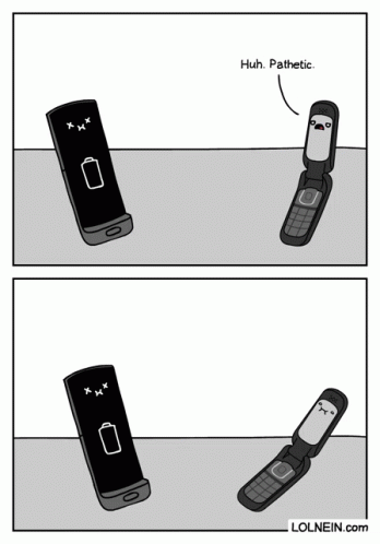 Two Flip Phones Talking