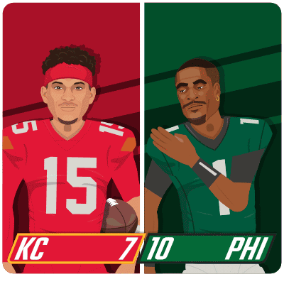 Two Football Players KC 7 10 PHI GIF