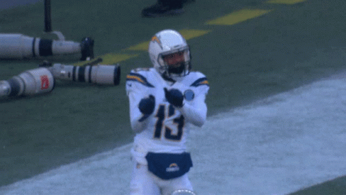 Two Football Players Number 16 GIF