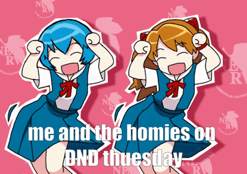 Two Girls Dancing Me and the Homies on DnD Thursday