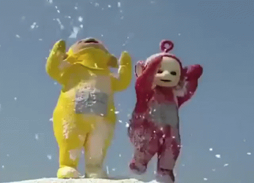 Two Girls Hugging With Cheerz De Lala GIF
