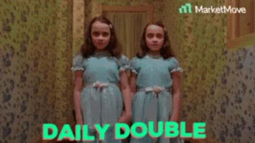 Two Girls in Blue Dresses Daily Double
