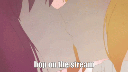Two Girls Kissing Hop on the Stream