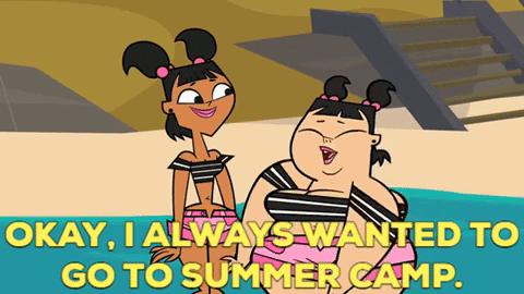 Two Girls on Beach Okay I Always Wanted Summer Camp
