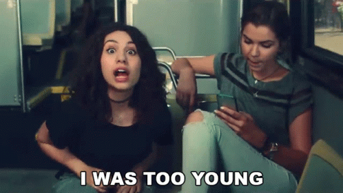 Two Girls on Bus Saying I Was Too Young