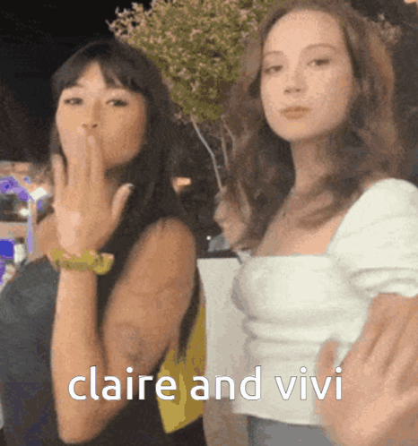 Two Girls With Claire and Vivi