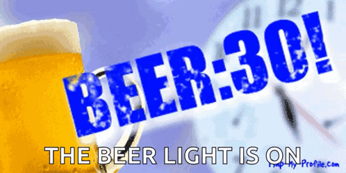 Two Glasses of Beer Held Up Before ishi-des.tumblr
