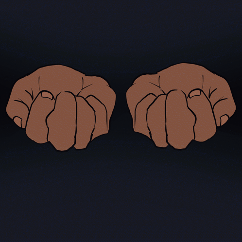 Two Hands Holding A Red And A Blue Capsule GIF