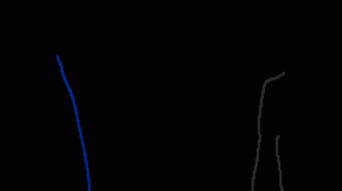 Two Hands Holding Each Other Blue String Pixel Art