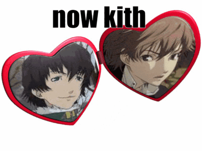 Two Heart Shaped Mirrors With Now Kith