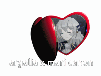 Hearts With Girl Image And Argalia X Mari Canon GIF