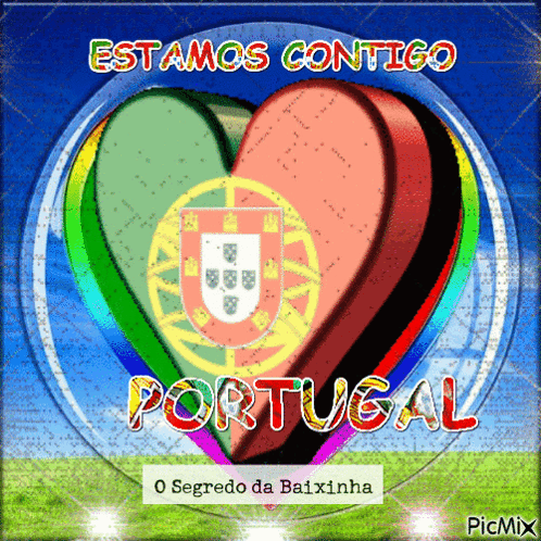Two Hearts With Portugal GIF