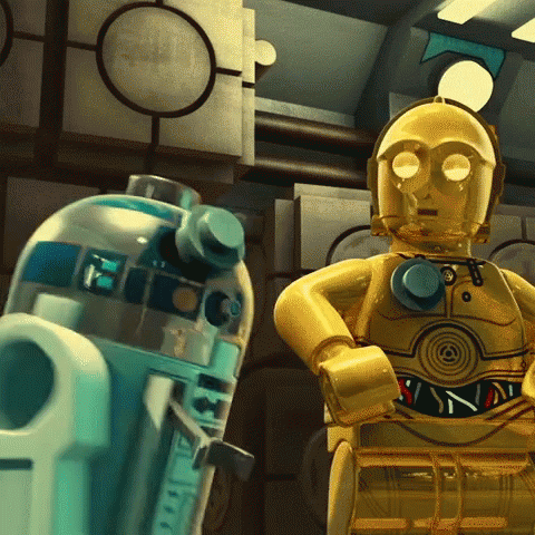 Two Lego Robots R2D2 Belt