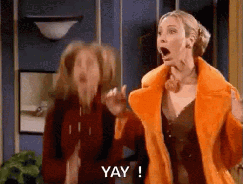 Two Lovely Ladies Is Feeling Giddy GIF