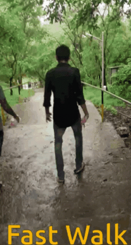 Two Man Speed Walking GIF