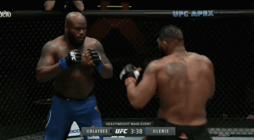 Two Men Are Fighting In A Heavyweight Main Event Of Ufc GIF