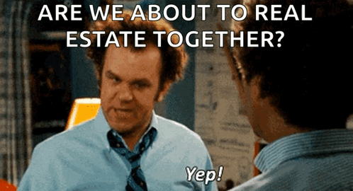 Two Men Talking About Real Estate GIF